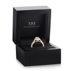 Haloise - Halo Oval Moissanite Engagement Ring | Wedfit